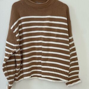J.Crew Striped Rollneck Sweater